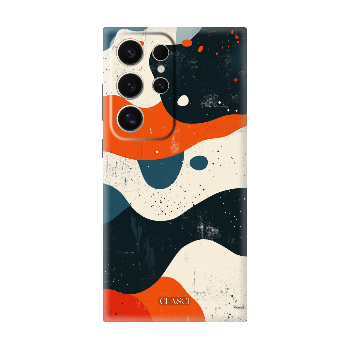 Natural Flowing Shapes Pattern Silicone Phone Case
