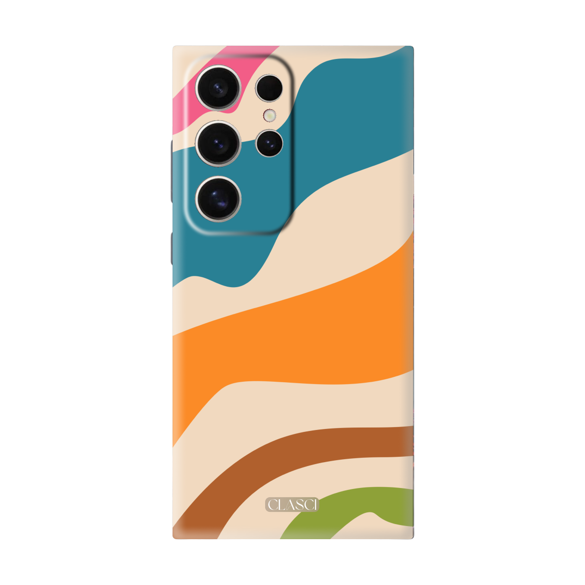 Abstract Wave Phone Cover, Slim and Lightweight