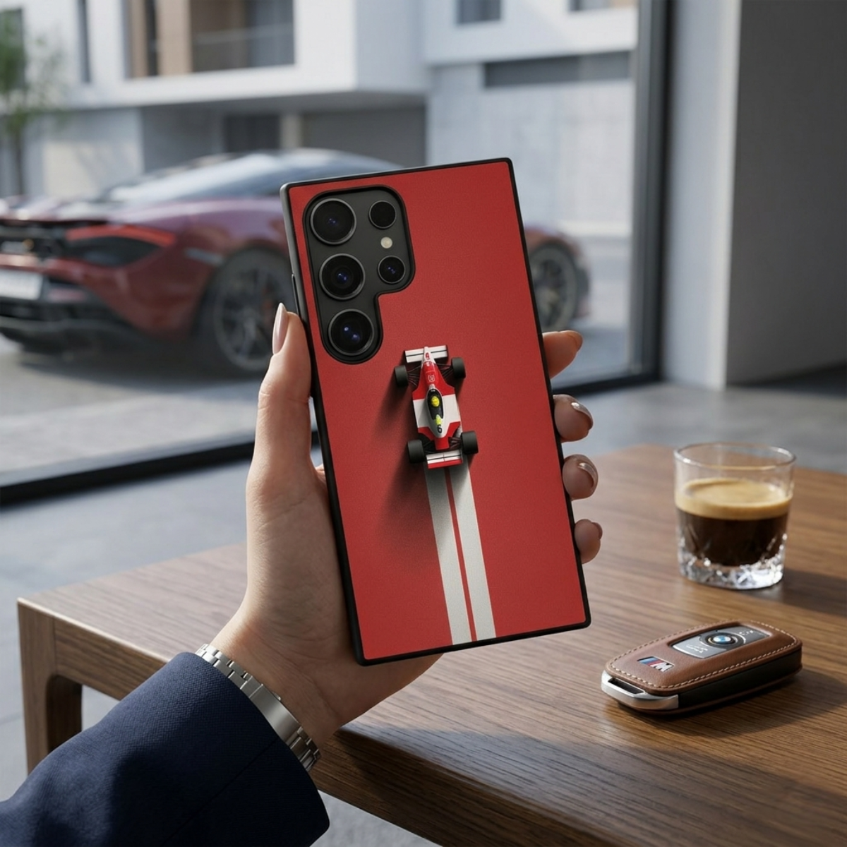 The Red Line Samsung Phone Cover