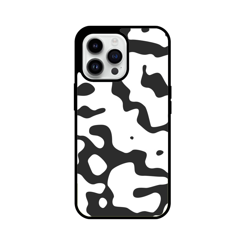 Black And White Camouflage iPhone Cover