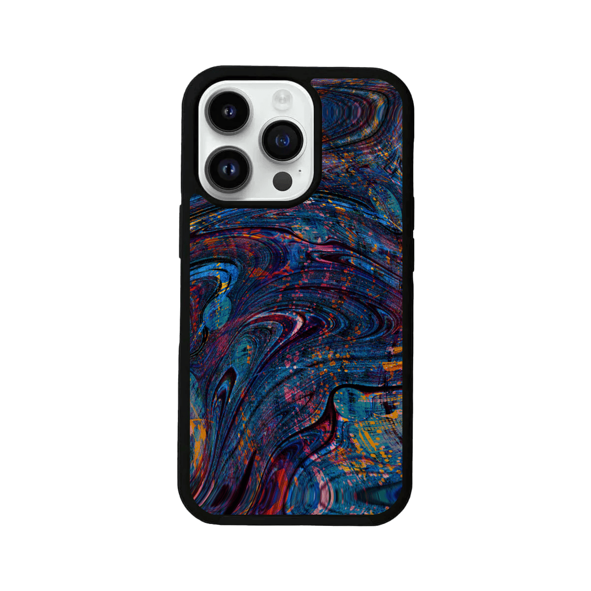 Grunge Blue iPhone Cover