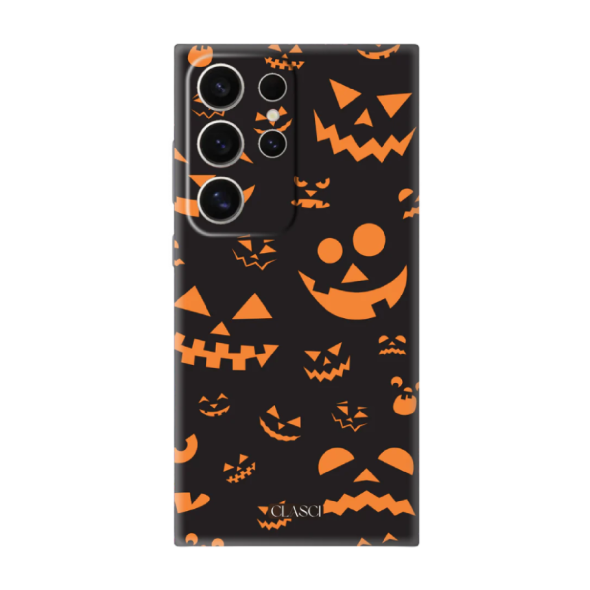 Halloween Pumpkins Seamless Silicone Phone Case