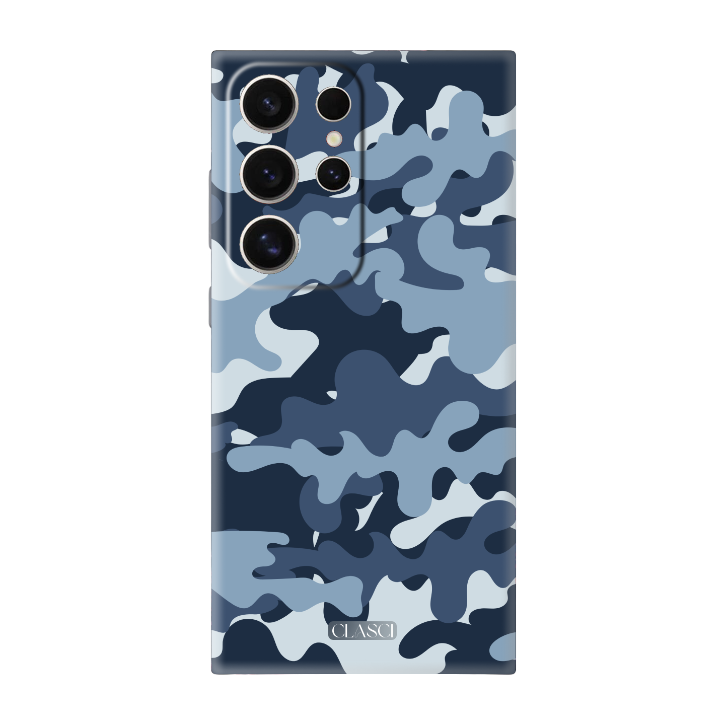 Navy Blue Camouflage Mobile Case
