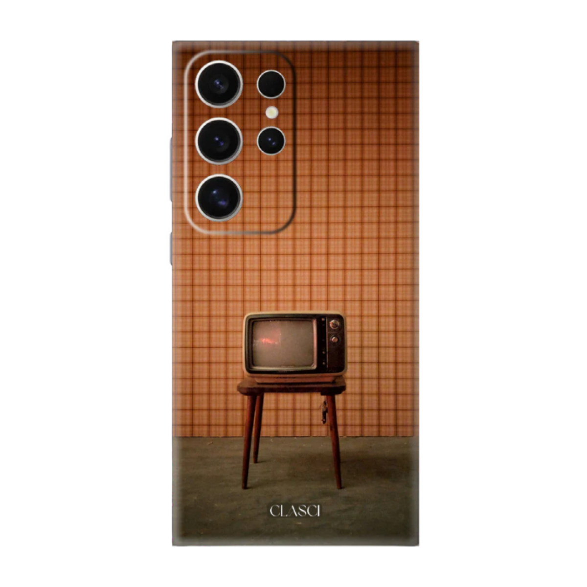 Nostalgic Television Phone Cover, Slim and Lightweight