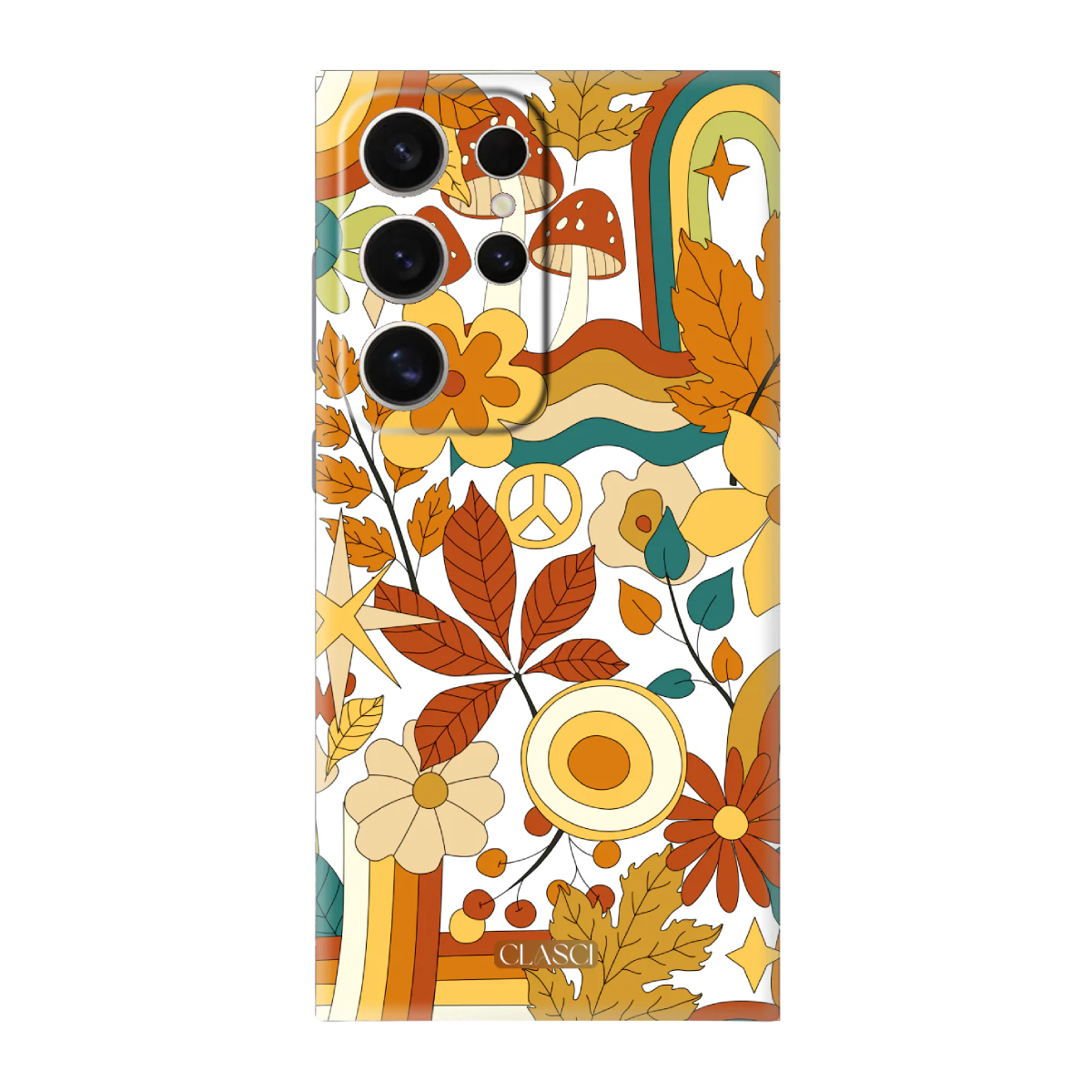 Retro Hippie Phone Cover, Slim and Lightweight