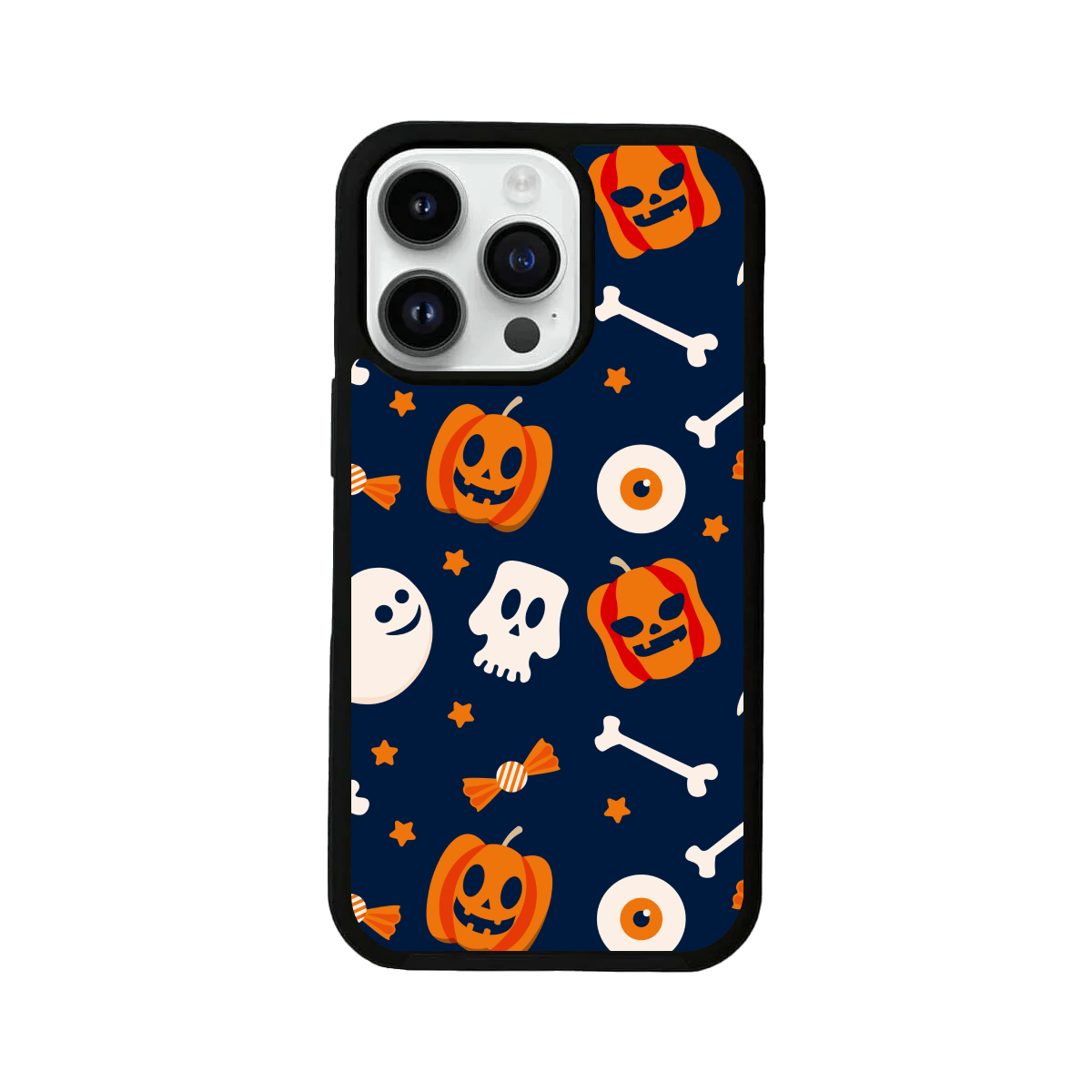Abstract Halloween Design Glass Case