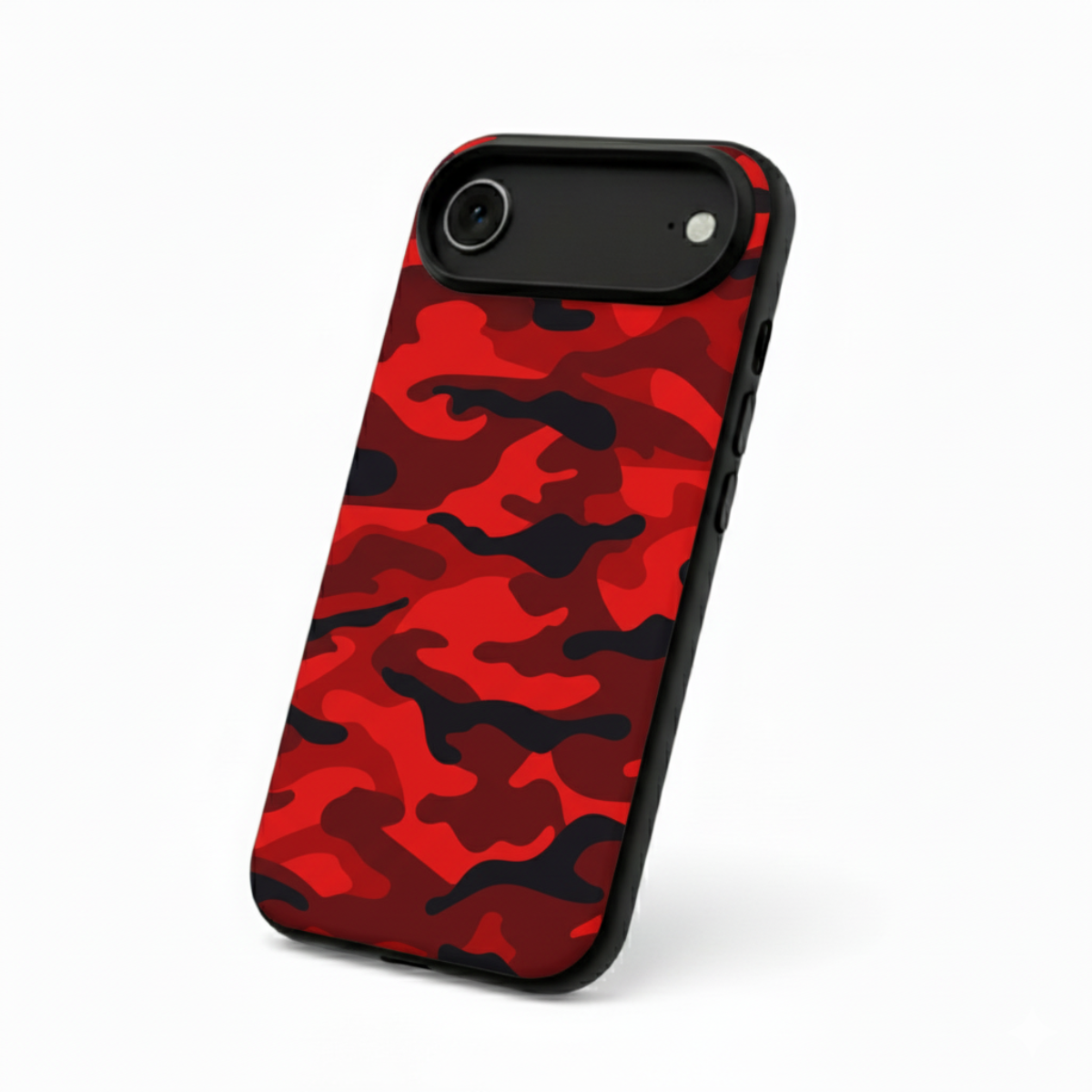 Red Camouflage iPhone Cover