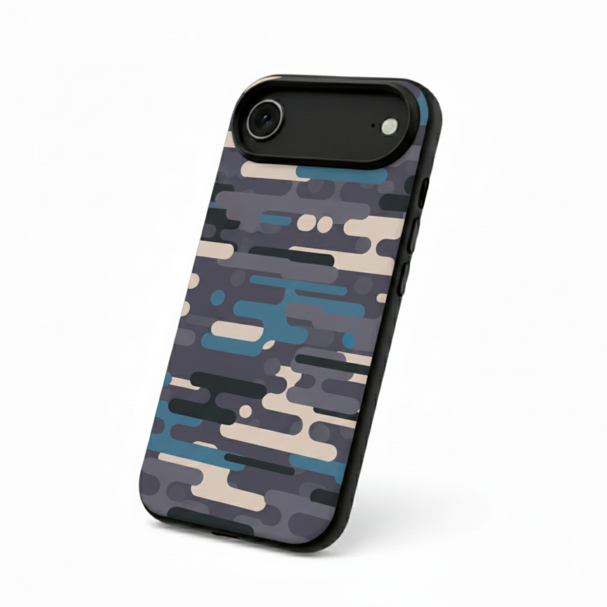 Grey Tech Camouflage iPhone Cover