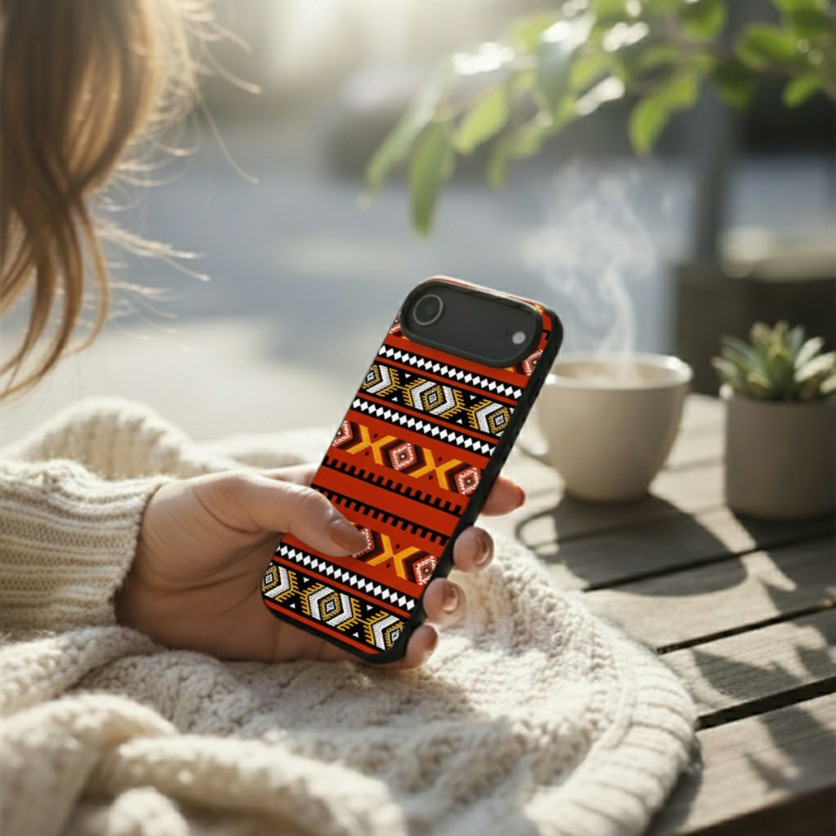 Ethnic Oriental Pattern iPhone Cover