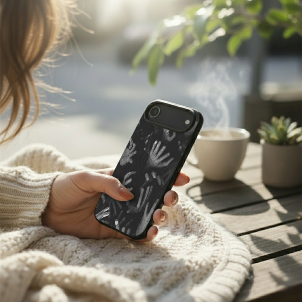 Scary Hands iPhone Cover