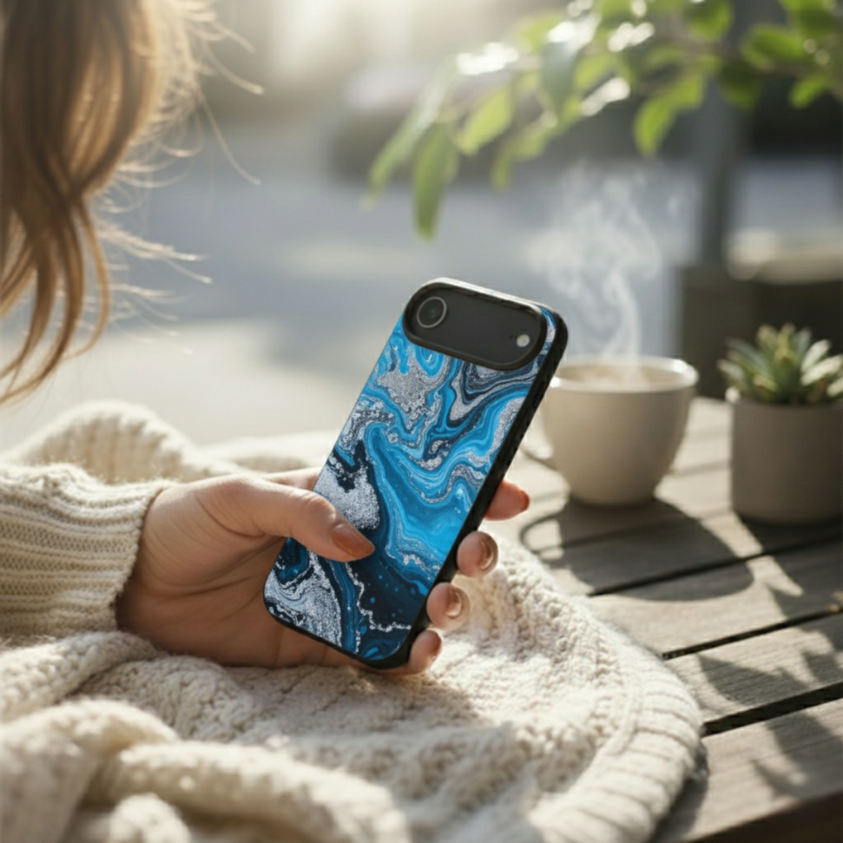 Flow Marble iPhone Cover