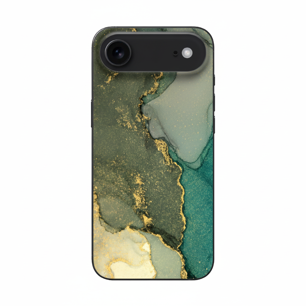 Gold Glitter Marble iPhone Cover