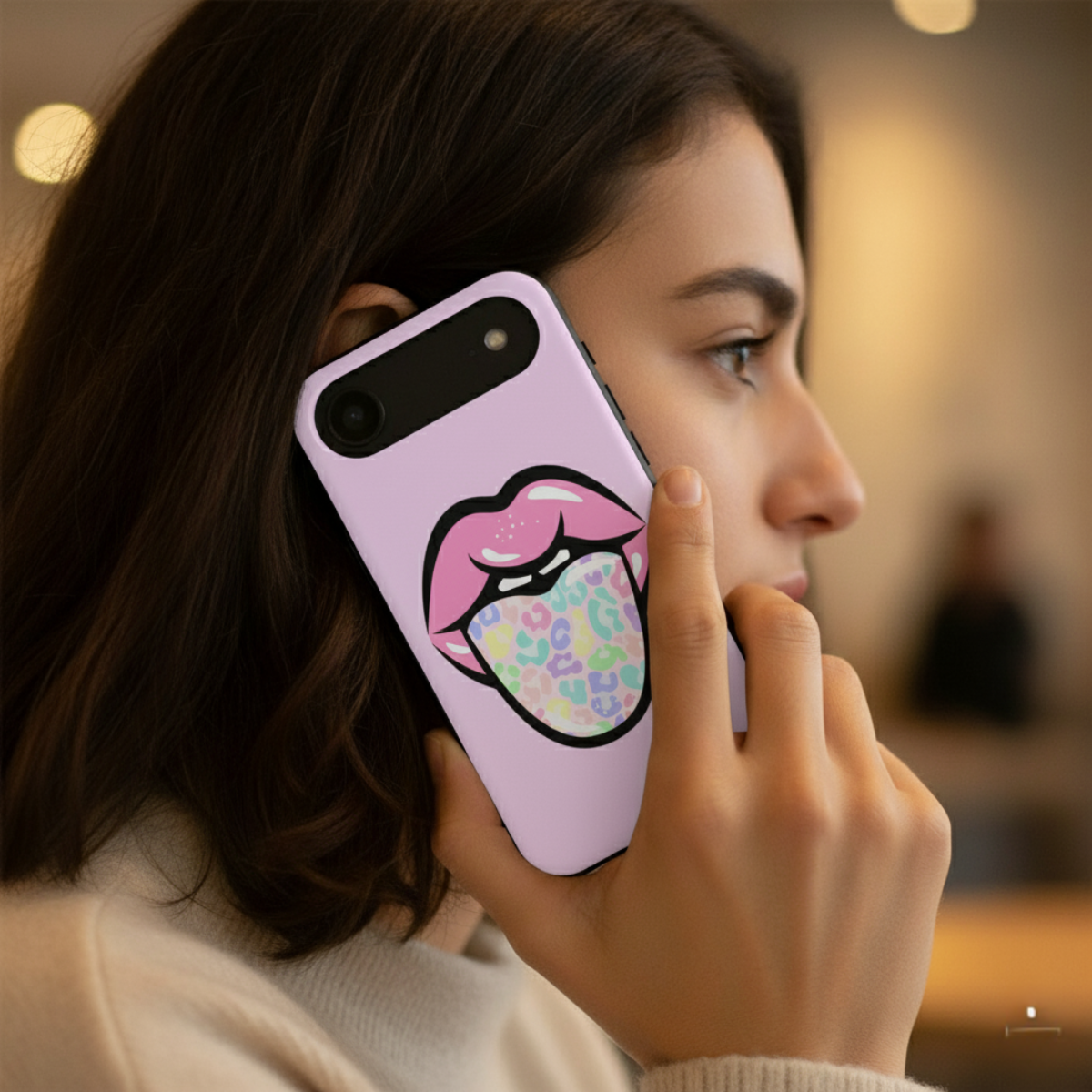 Trippy Tongue iPhone Cover