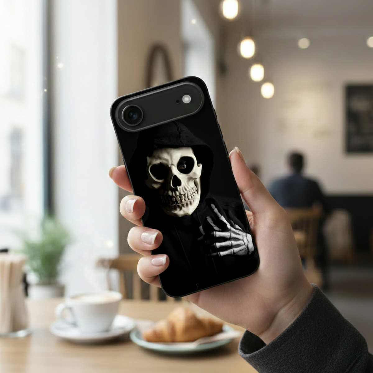 Scary Skeleton iPhone Cover