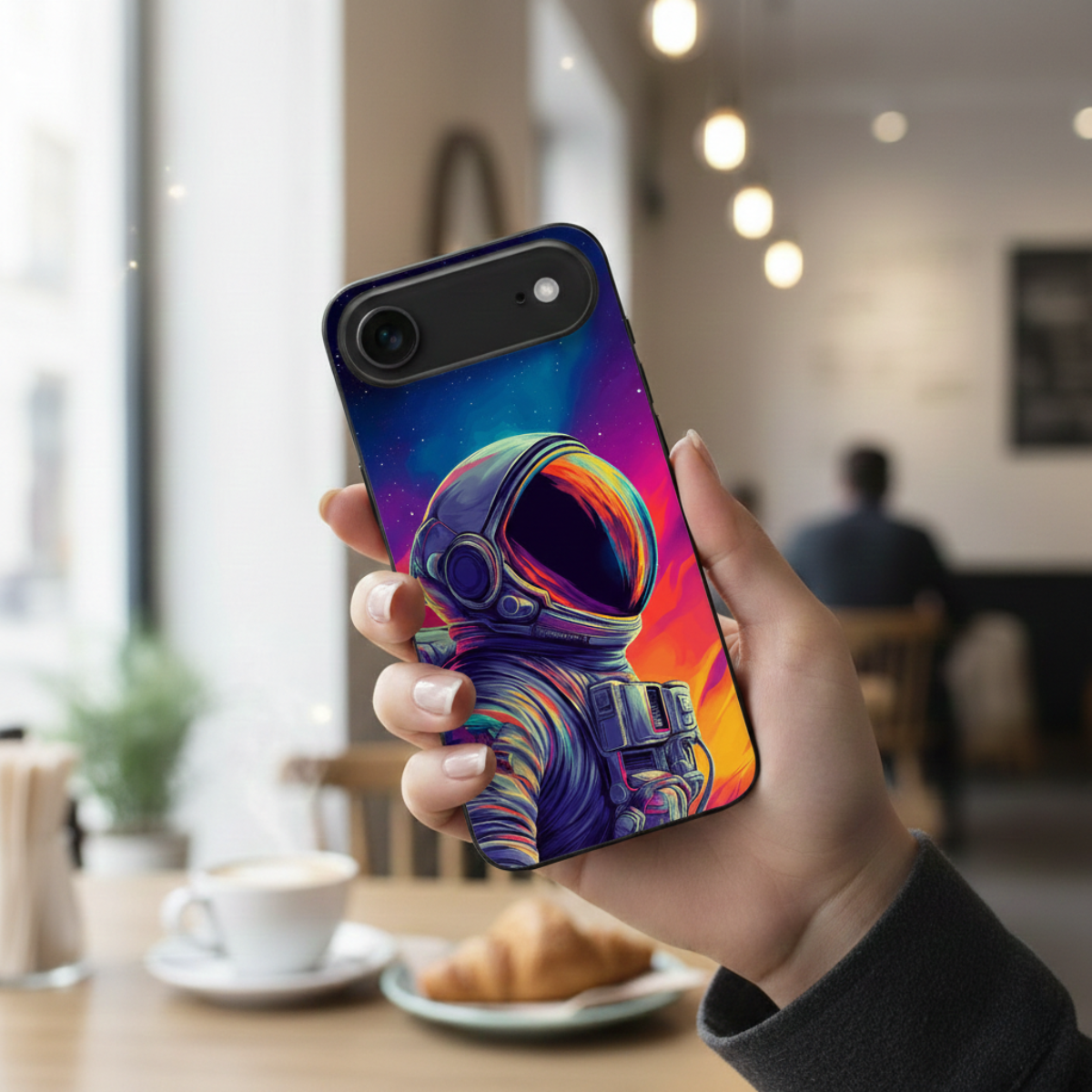 Neon Galaxy iPhone Cover