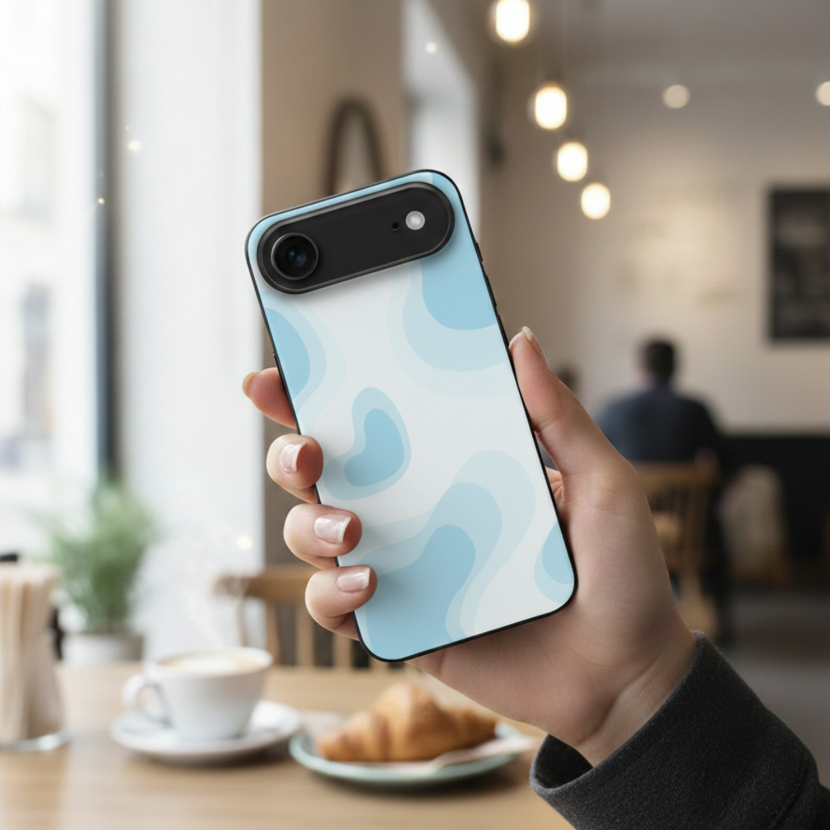 Blue Splash iPhone Cover