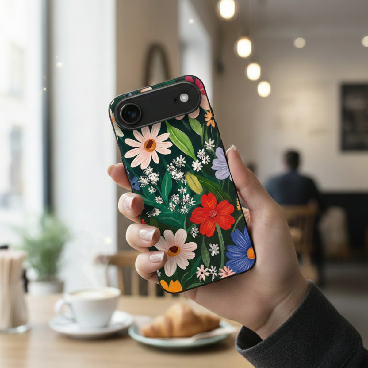 Colourful Floral Design iPhone Cover