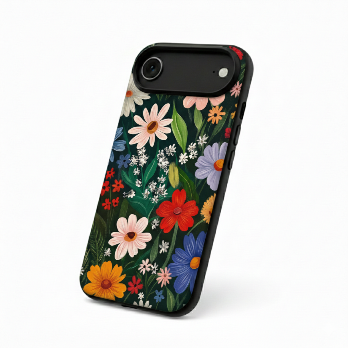 Colourful Floral Design iPhone Cover