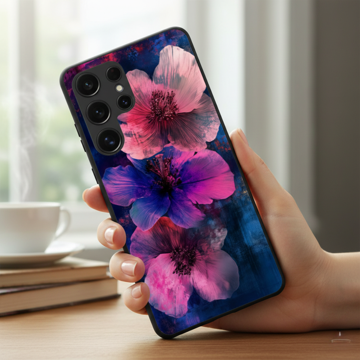 Fractal Floral Samsung Phone Cover