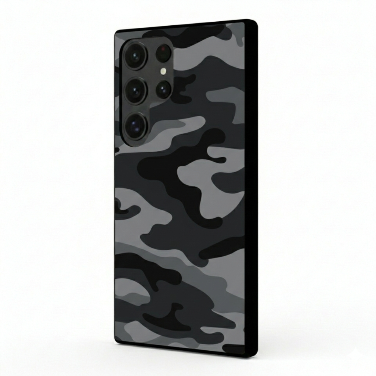 Black Camouflage Samsung Phone Cover