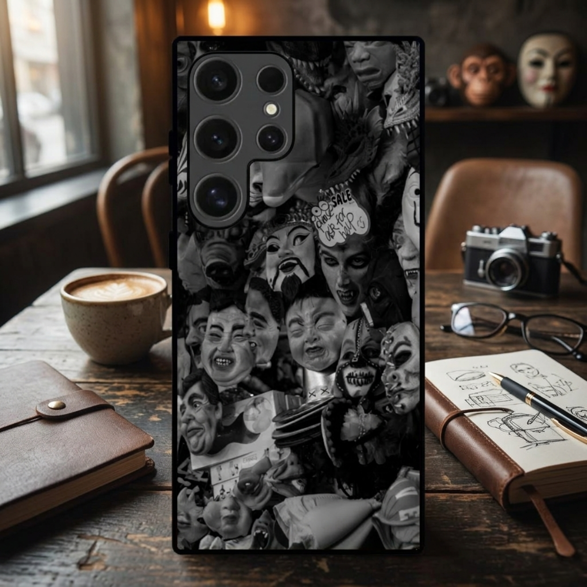 Halloween Masks Samsung Phone Cover