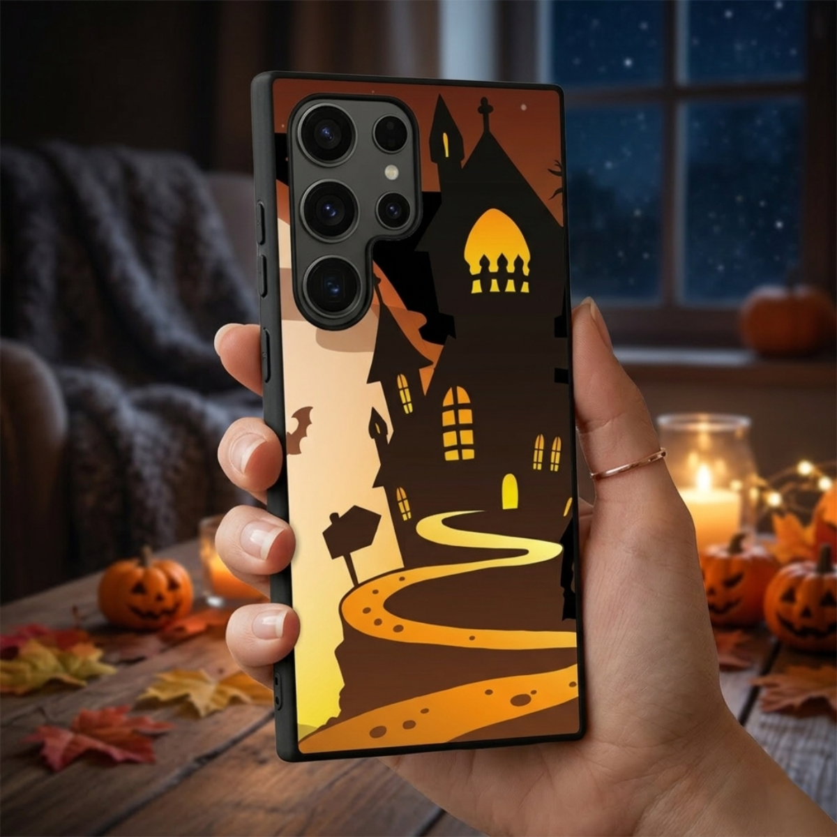 Halloween House Samsung Phone Cover