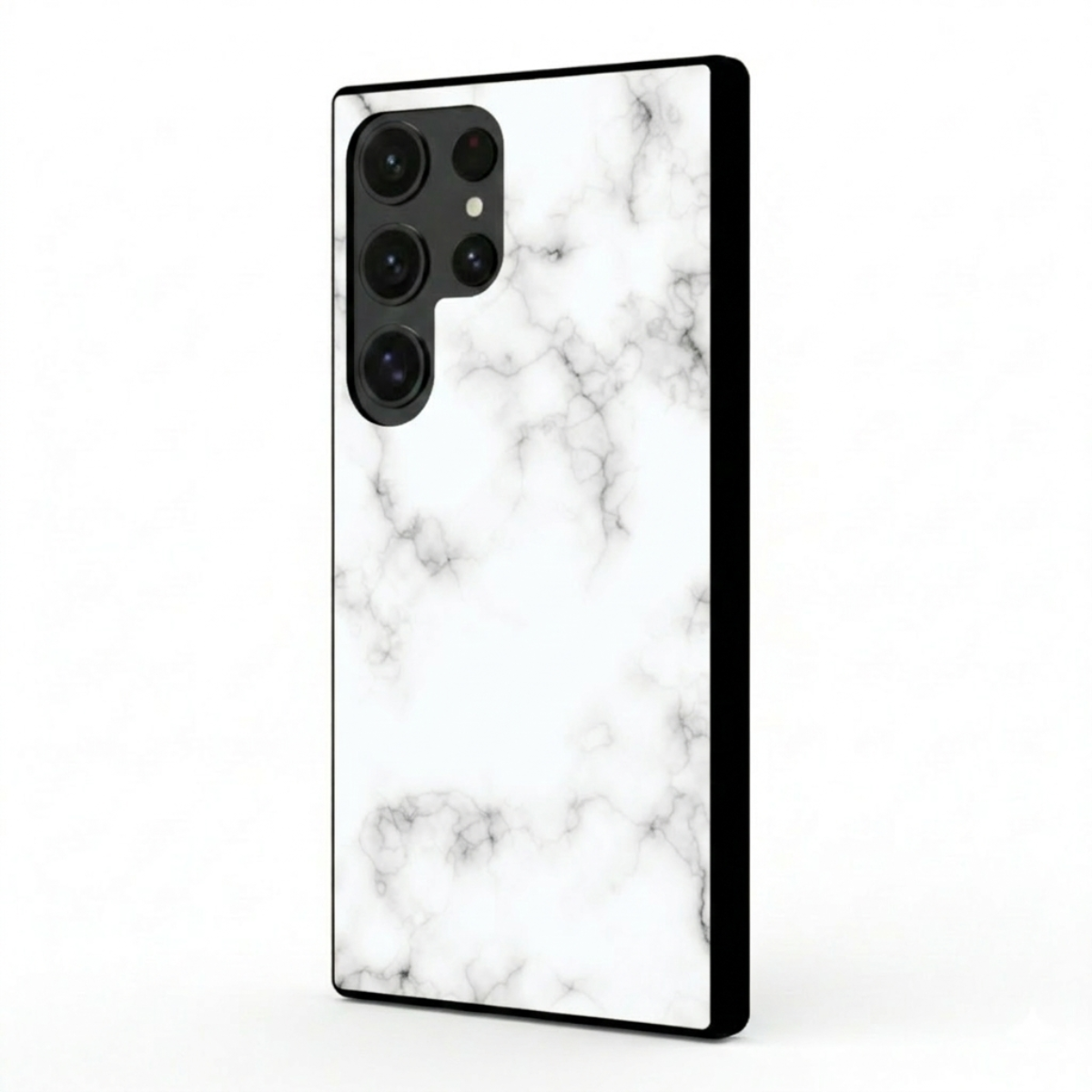 White Marble Samsung Phone Cover