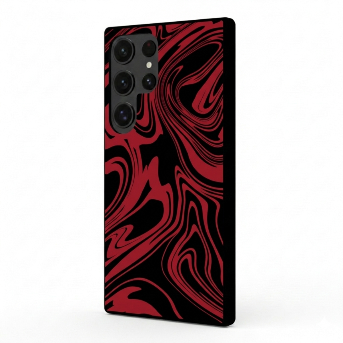 Red Marble Samsung Phone Cover
