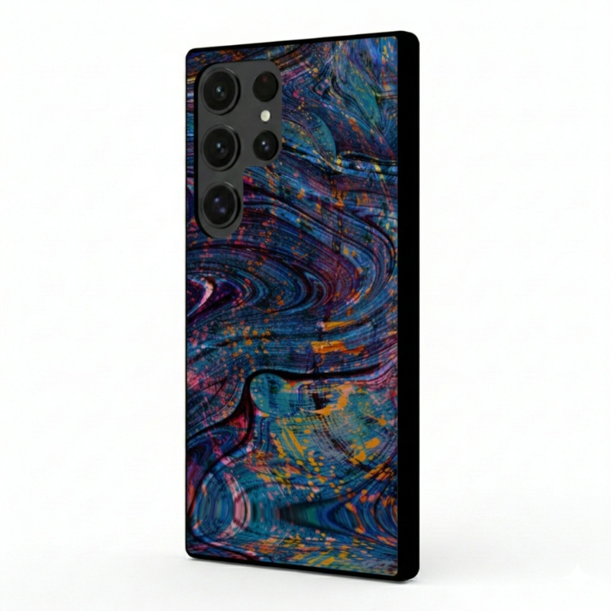 Grunge Blue Samsung Phone Cover