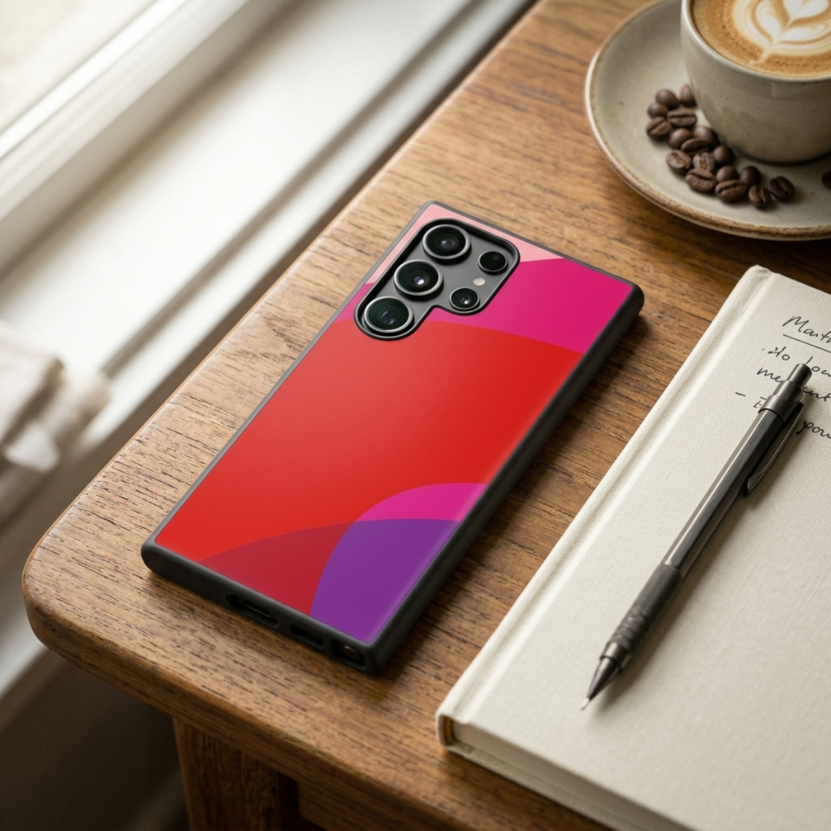 Red Solid Samsung Phone Cover