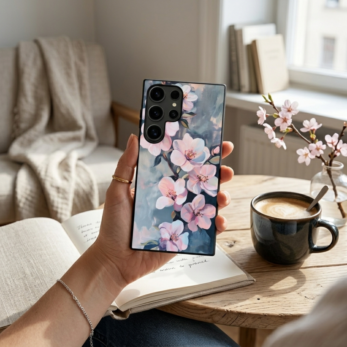 Blossom Pink Petals Samsung Phone Cover