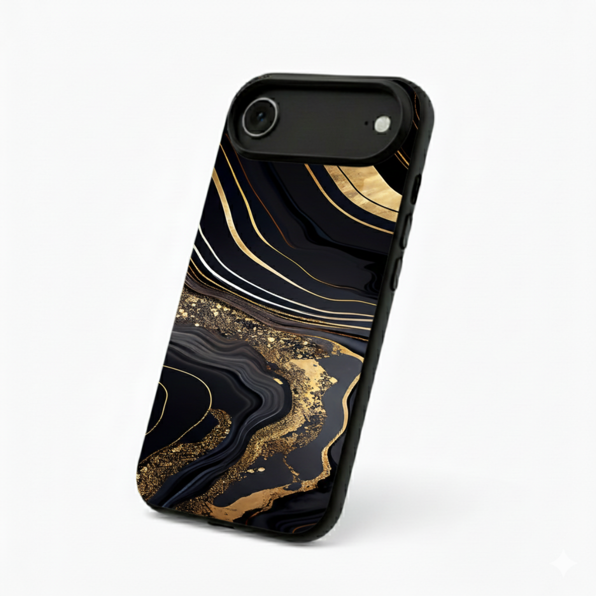Black Marble iPhone Cover