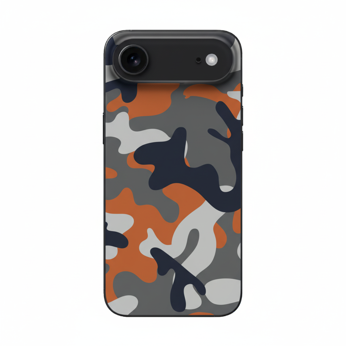 Grey & Orange Camo Cover, Durable and Lightweight