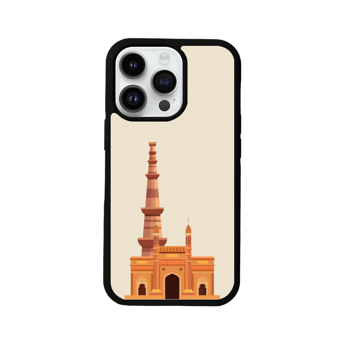 Gateway with Qutub Minar Monument Mobile Case