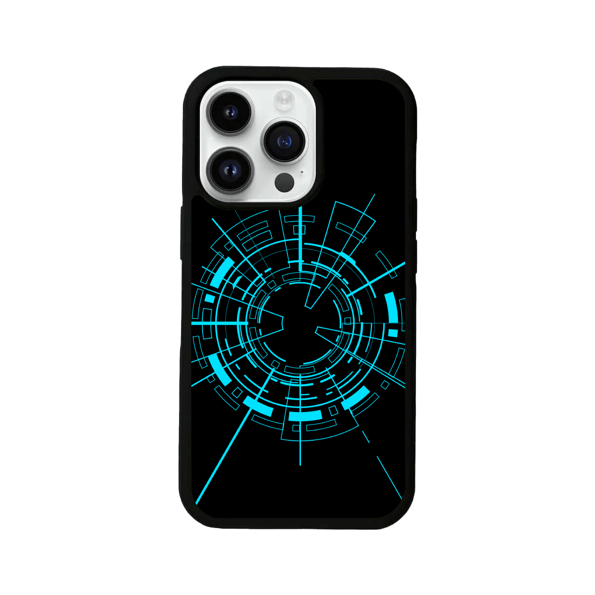 Abstract Technology Background Glass Case