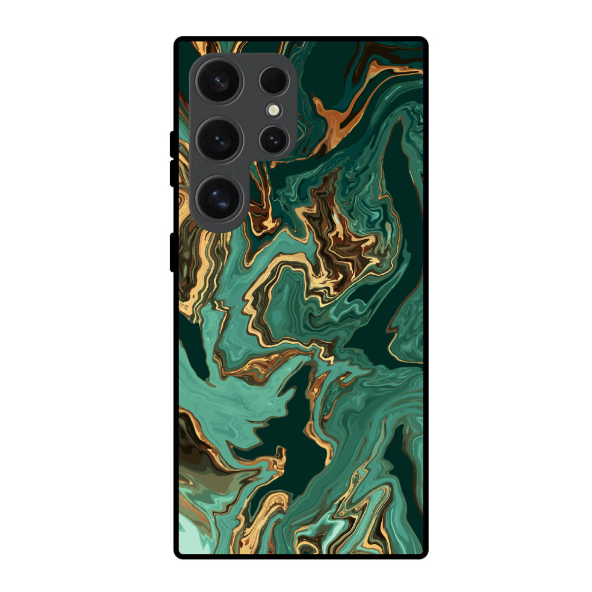 Emerald Marble Phone Cover, Slim and Lightweight