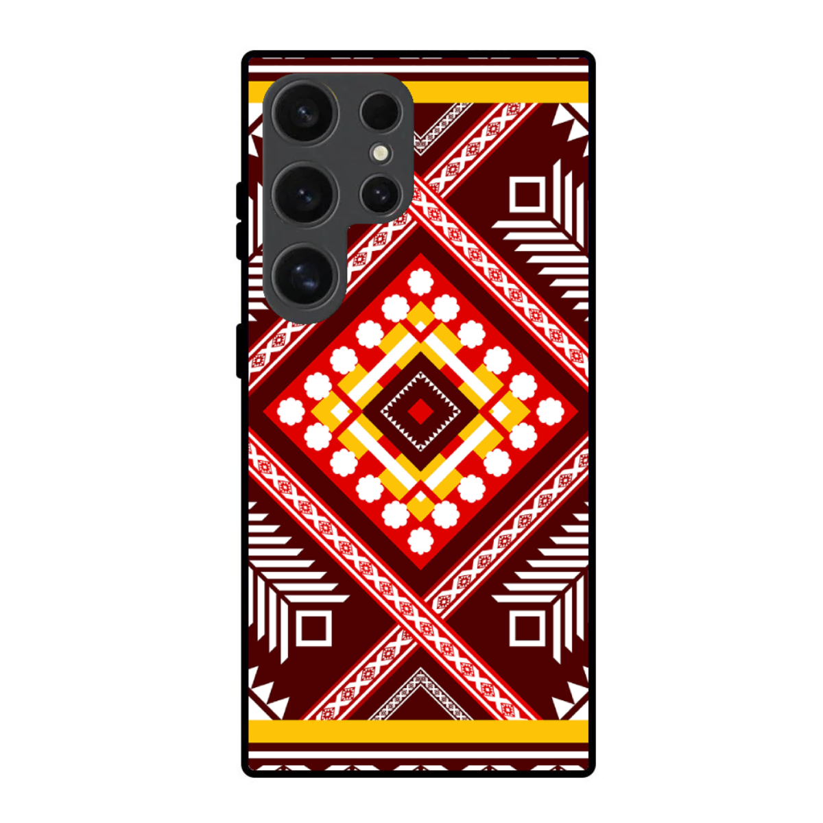 Aztec Motifs Phone Cover, Slim and Lightweight