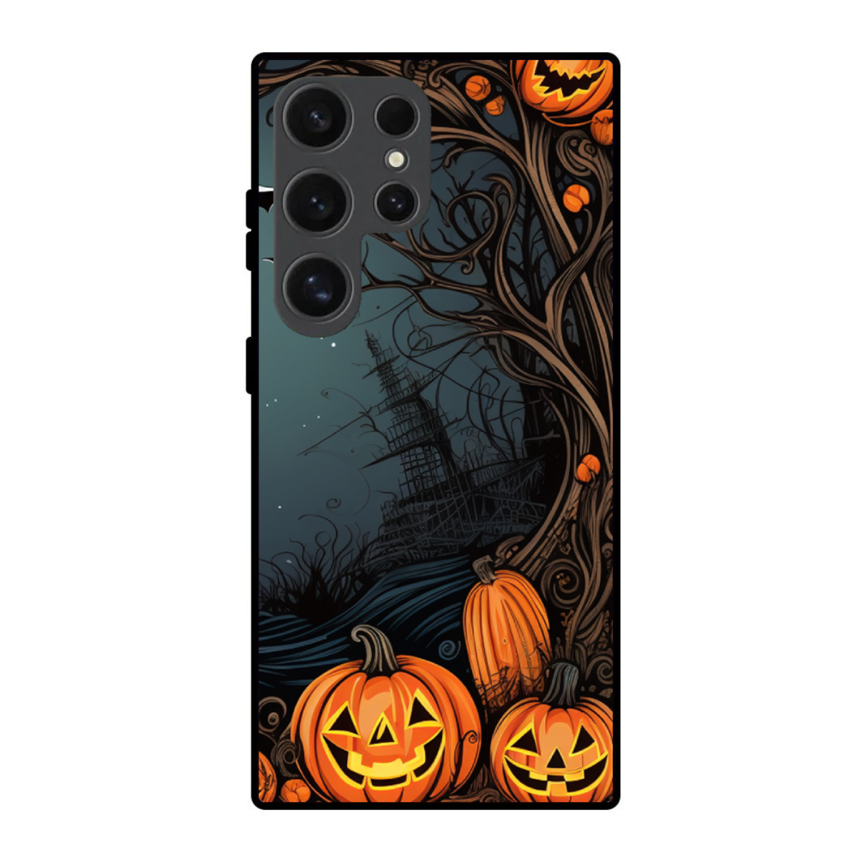 Halloween Pumpkins Phone Cover, Slim and Lightweight