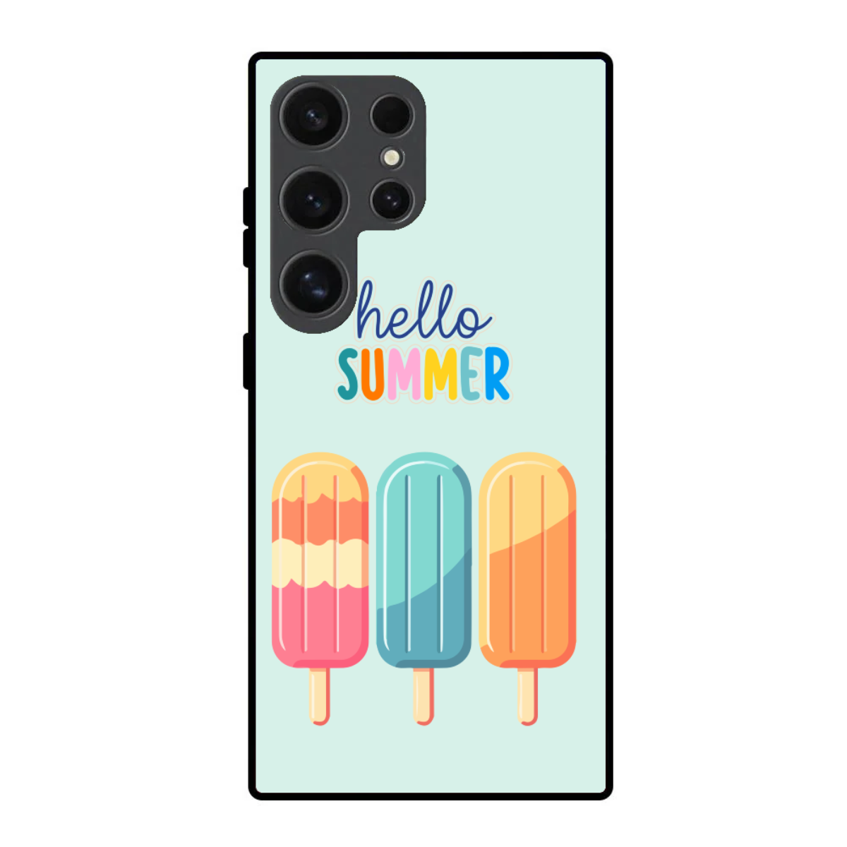 Summer Ice Cream Phone Cover, Slim and Lightweight