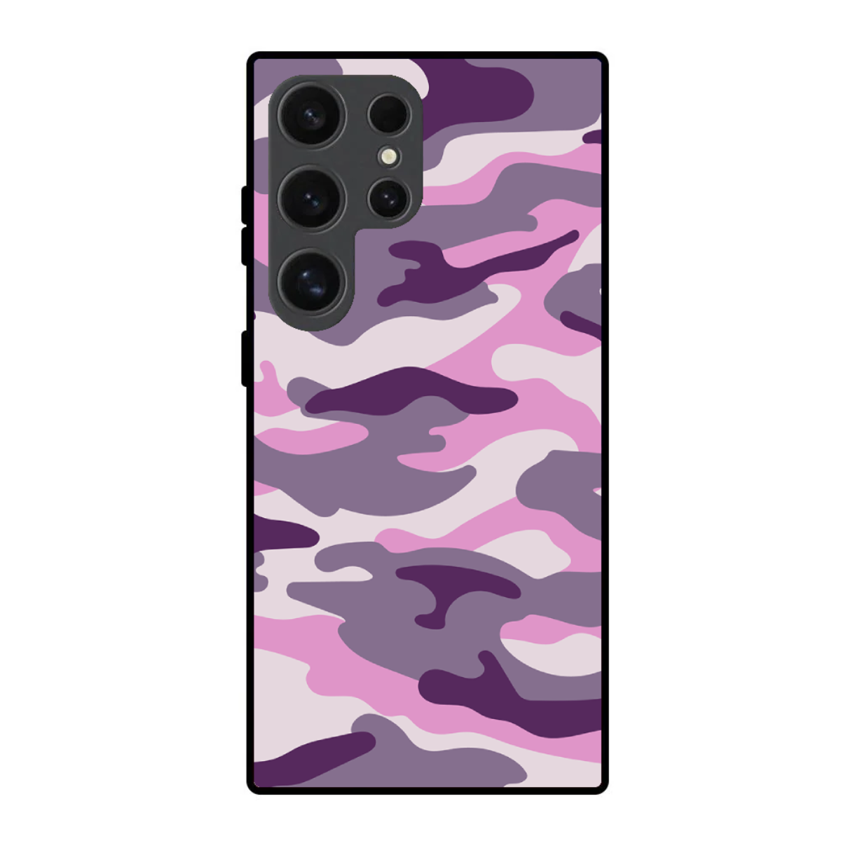 Purple Camouflage Phone Cover, Slim and Lightweight