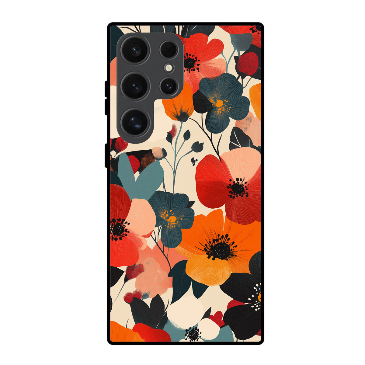 Groovy Floral Phone Cover, Slim and Lightweight