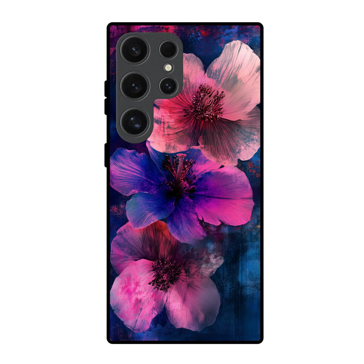 Fractal Floral Phone Cover, Slim and Lightweight