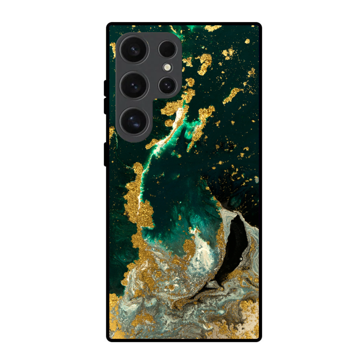 Green Marble Phone Cover, Slim and Lightweight