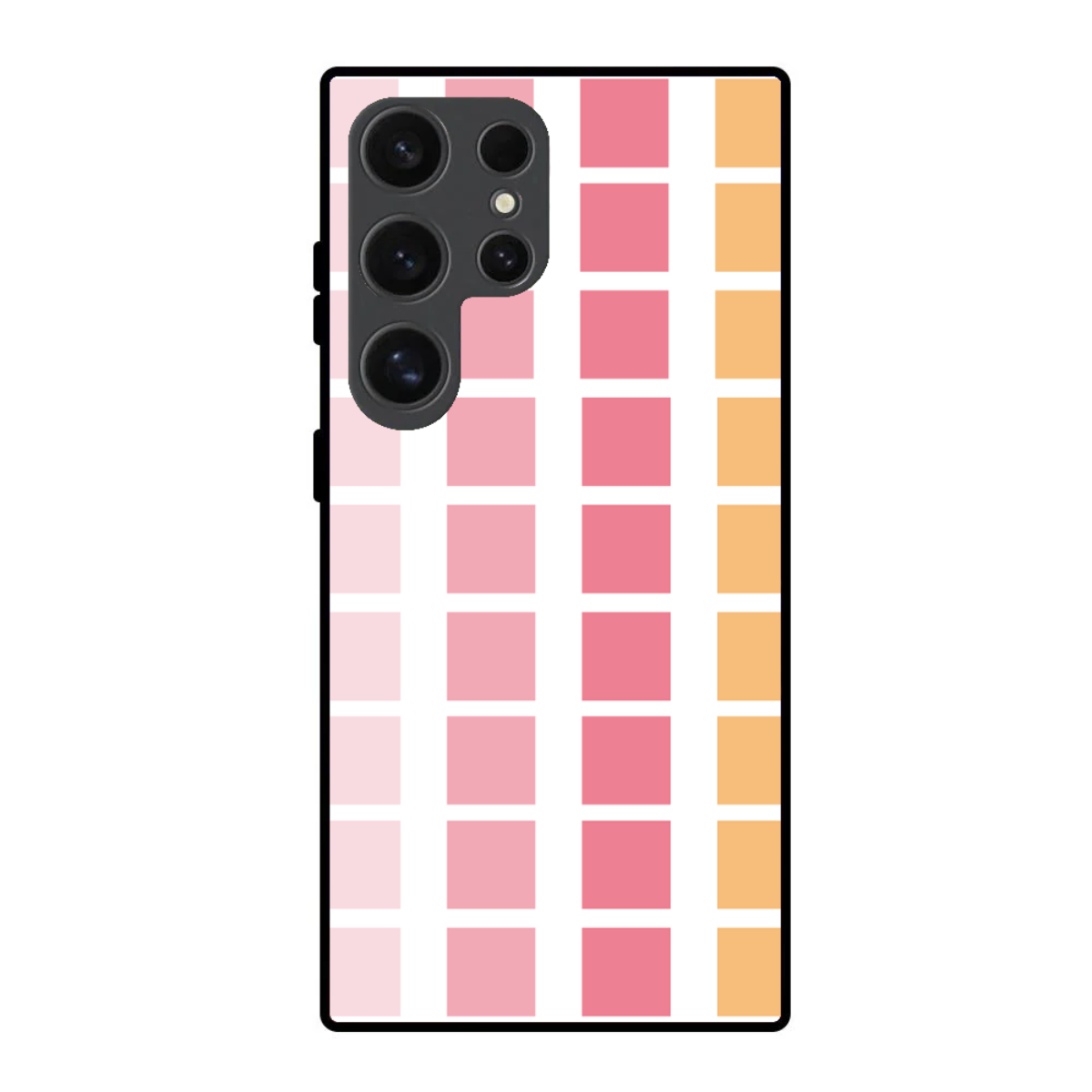 Pink Color Palette Phone Cover, Slim and Lightweight
