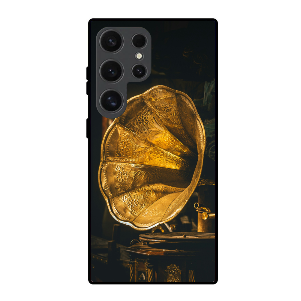 Classic Gramophone Phone Cover, Slim and Lightweight