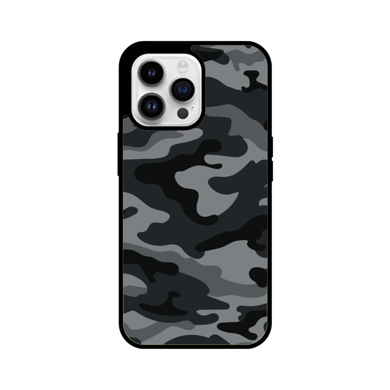 black camo phone case