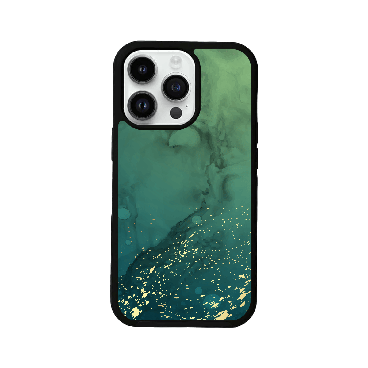 Jade Green Alcohol Ink Marble Design Mobile Case