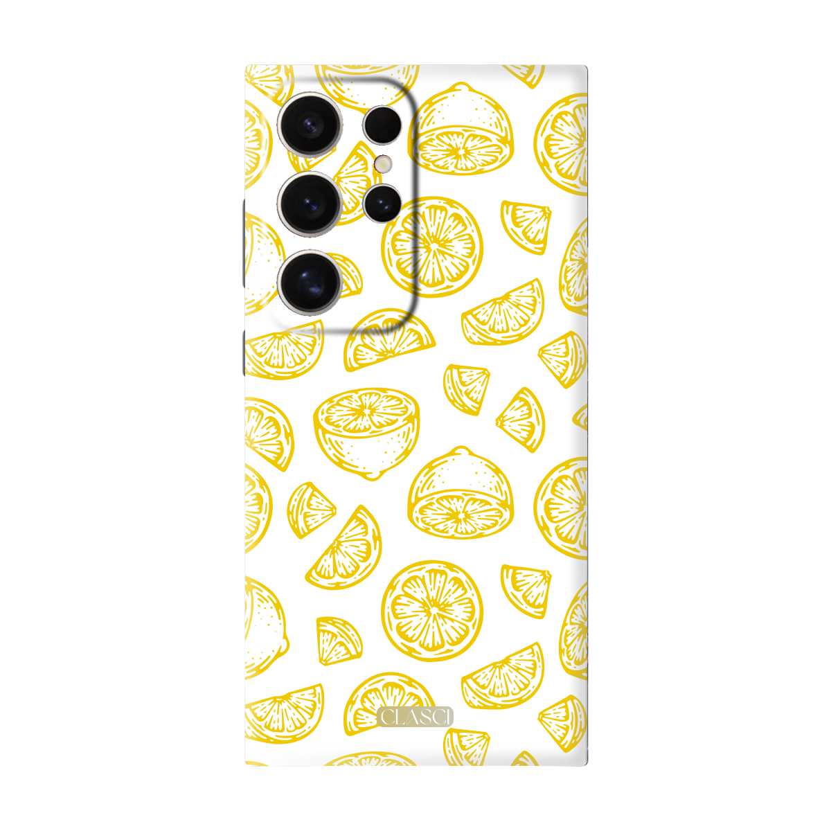 Seamless Lemon Pattern Silicone Phone Case