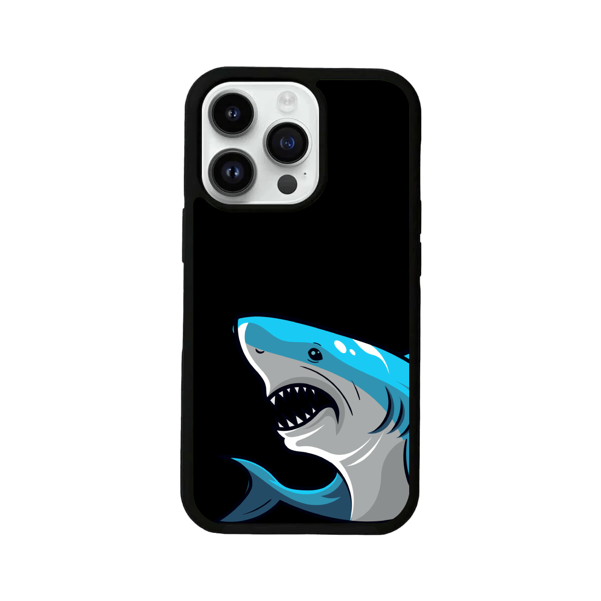 Fierce Shark Glass Phone Case