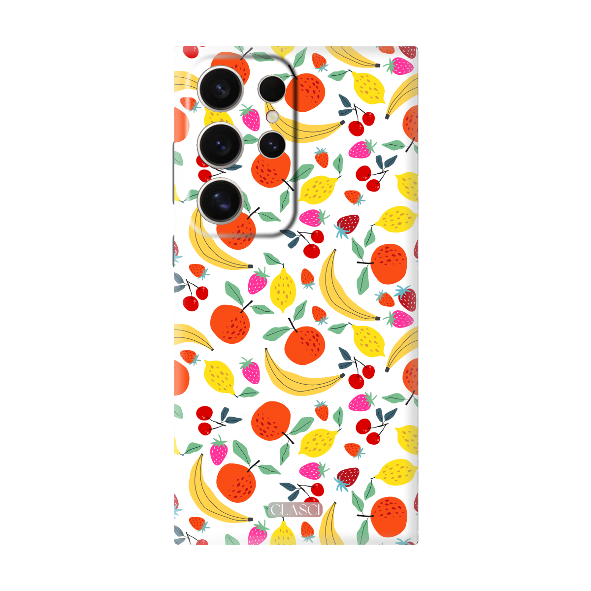 Tropical Fruit Abstract Design Silicone Phone Case